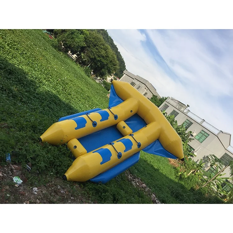 

on sea Inflatable towable water tube towable boat inflatable fly fish for sale, Customized