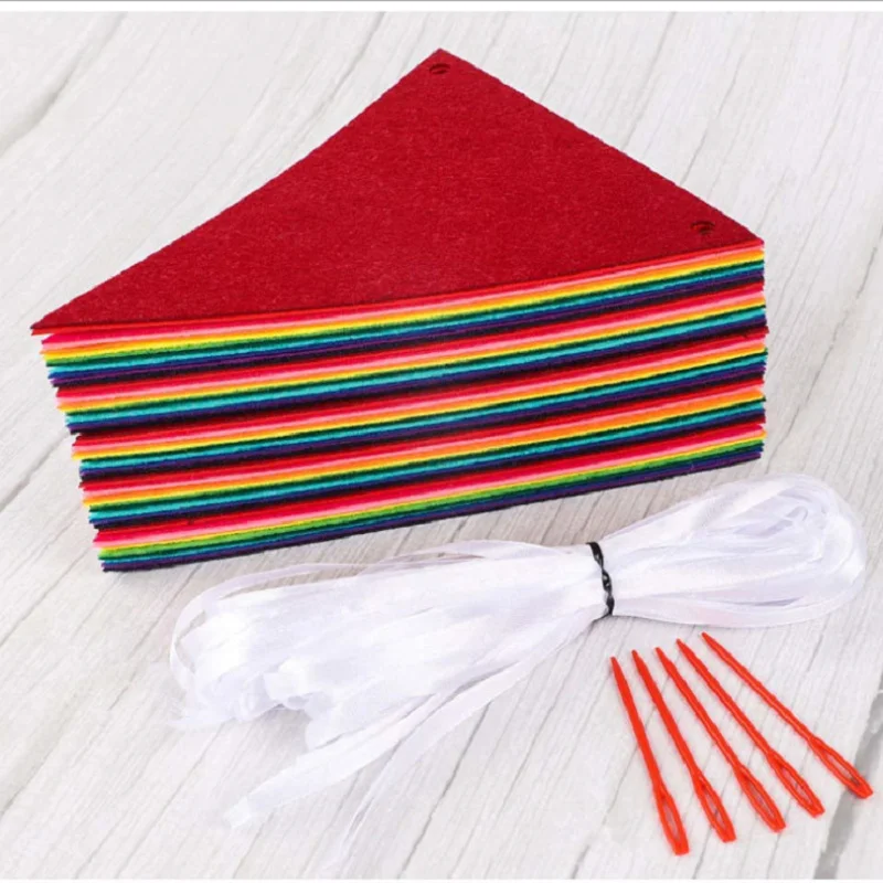 factory wholesale price birthday felt bunting banner