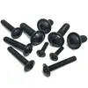 4mm Socket Flange Button Head Bolts Hex Socket Hexagon Screws 10.9 High Tensile Black Allen Bolts M4 M5 M6 M8 GB7380.2