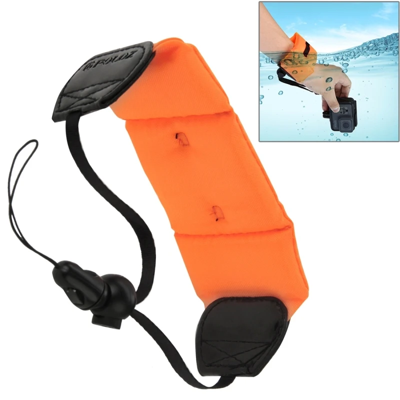 

New designs PULUZ Underwater Photography Floating Sponge Wrist Strap for Go Pro HERO9 and Other Action Cameras