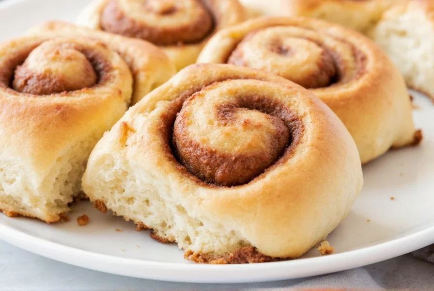 Step-by-step process of making gluten free cinnamon roll dough showing proper texture and consistency