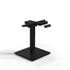 Black One Leg Height Adjustable Coffee Table Frame with Timotion Motor