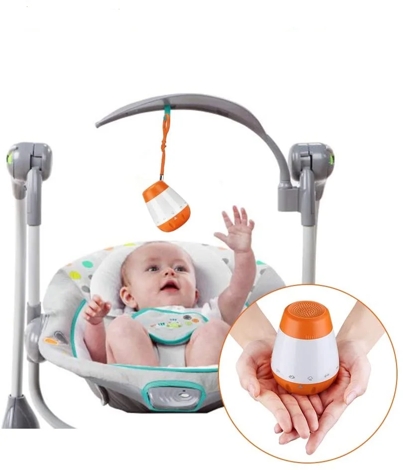 

Professional Baby sleep trainer Electronic Lullaby Music Sleep sound white noise machine with Voice sensor