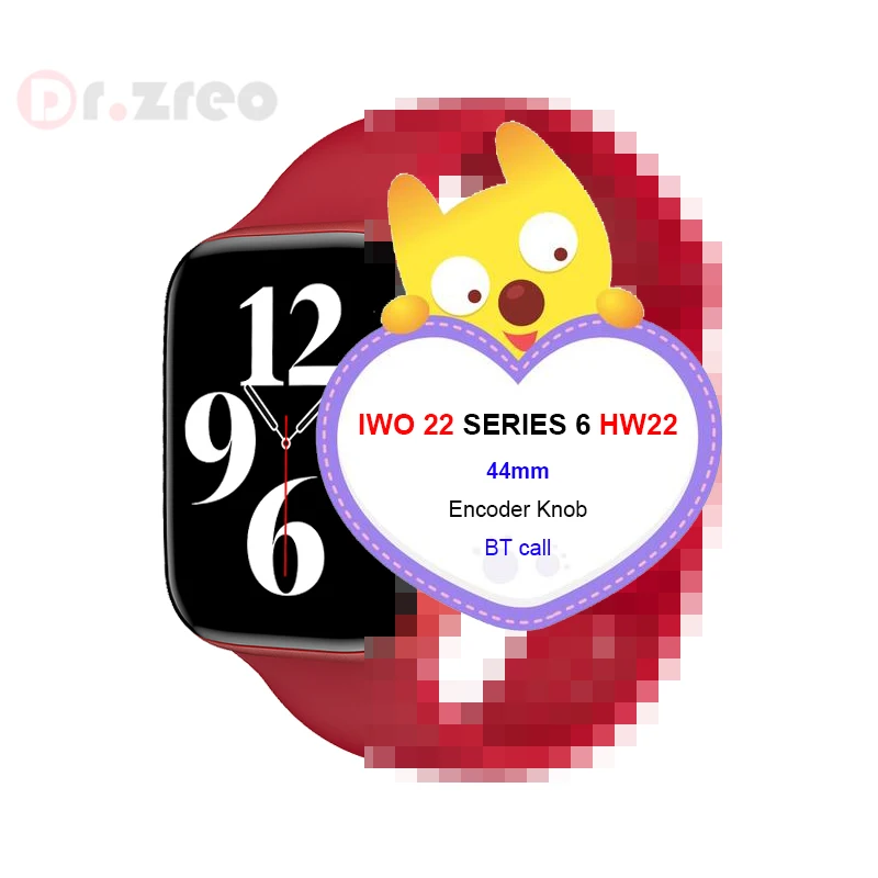 

2021 Hot selling smart watch HW22 1.75 reloj intelligent iwo 13 watch6 series 5 6 smartwatch for wan women