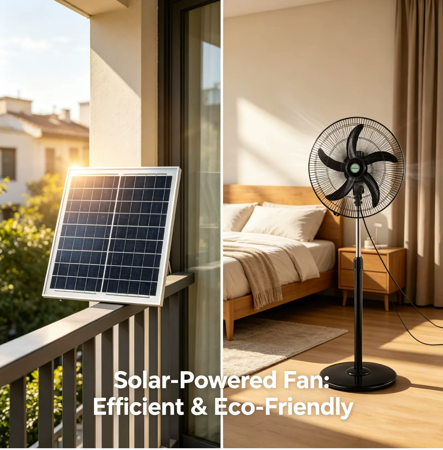 Pedestal Fan, Solar, Portable - detail 4