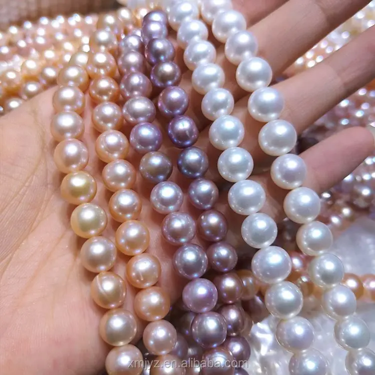 

Certified ZZDIY100 Promotional Freshwater Pearl 9.0-10.0Mm Round Aa2 Loose Pearl Beads Necklace