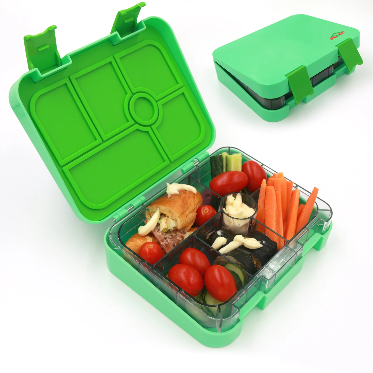 

Tritan Leakproof Schmatzfatz Bento Boxes for Kids Food Containers, Green