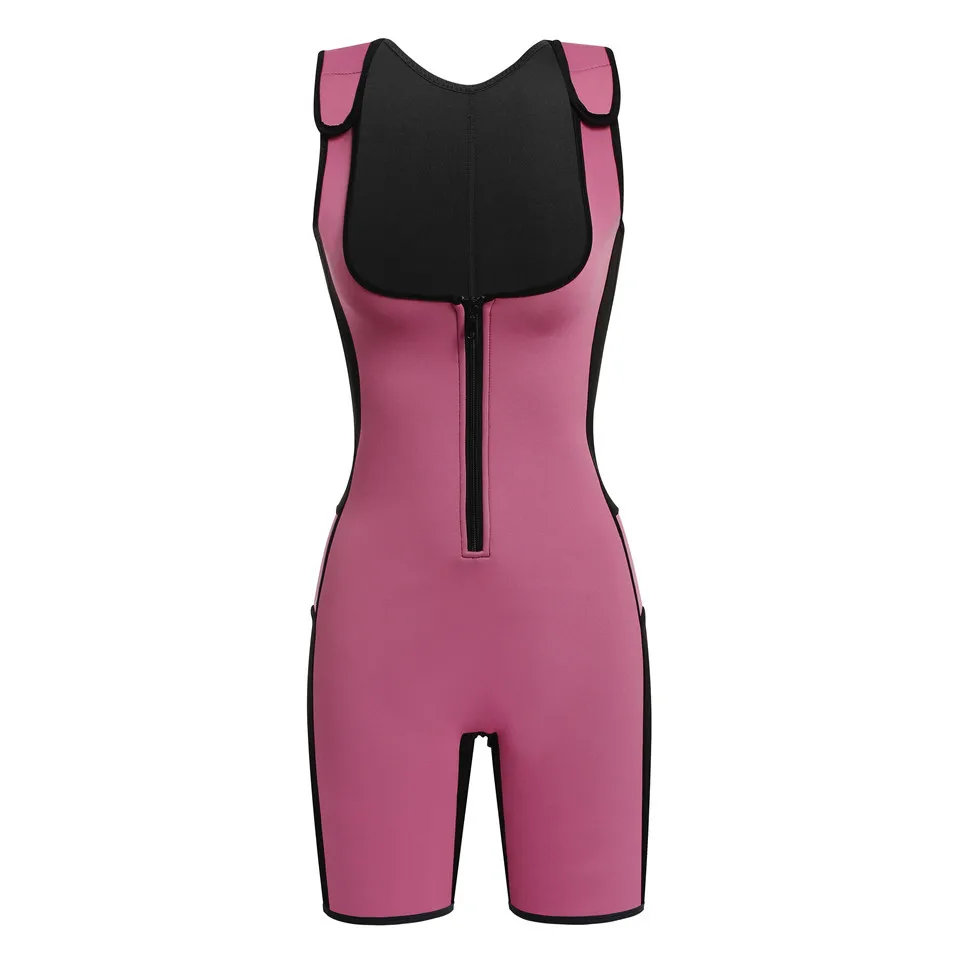 

Full Body Sauna Suit Sweat Neoprene Suit Slim Bodysuit Waist Trainer Zipper Shapewear Weight Loss Sauna Suit, Picture