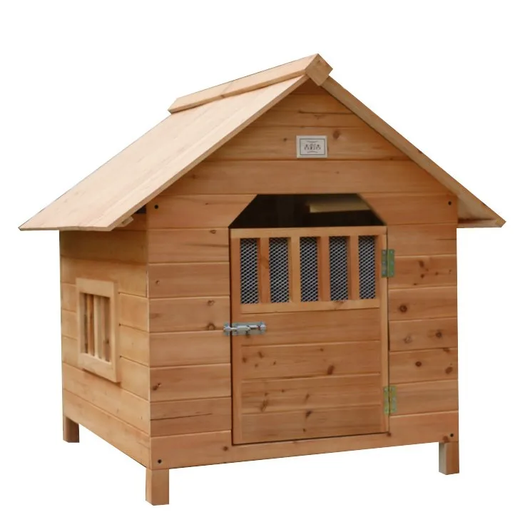 

Factory custom log kennel cabin for outdoor use, Customized color