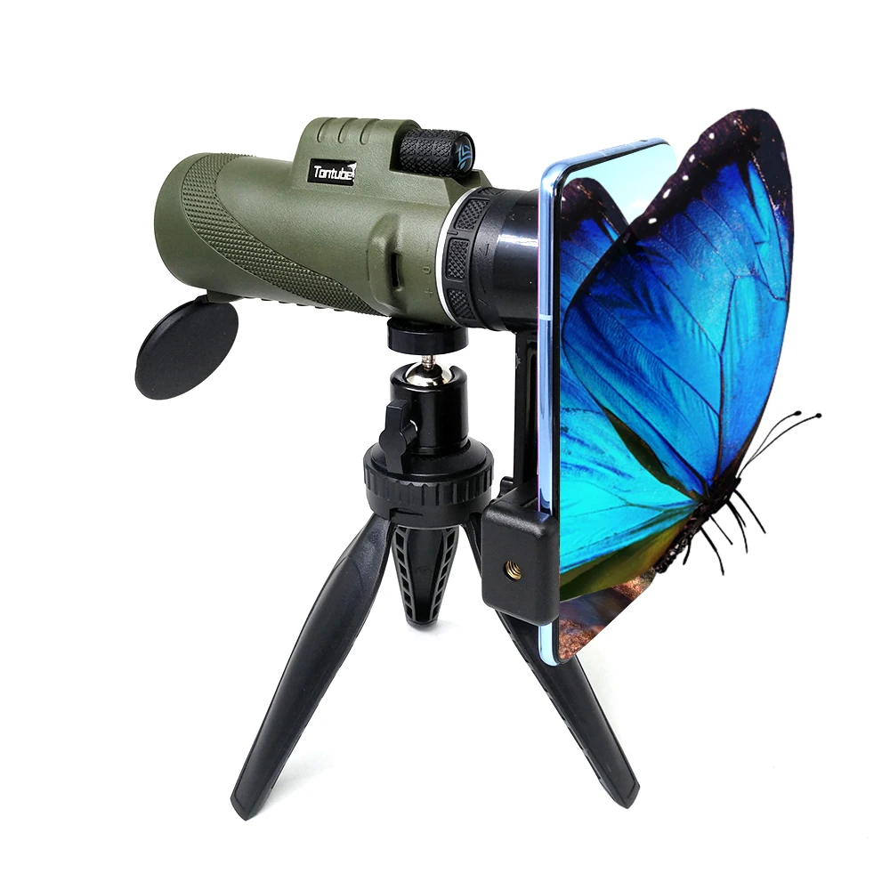 

Low Light Vision Monocular 12x50 40x60 Tontube Telescope for Bird Watching