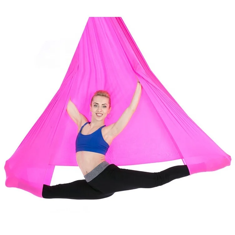 

Indoor Inversion Trainer Sling Low Stretch Nylon Yoga Swing Hammock, Customized color