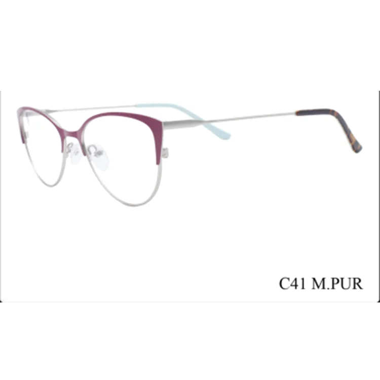 

Ready Stock Wholesale 2020 Women Optical Frames Metal Eyewear