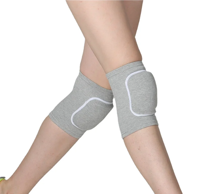 

Custom Logo Yoga Knee Compression Sleeve Dance Knee Pads for Men Women, Green