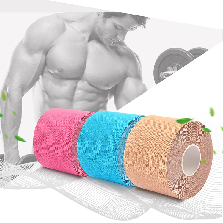 
new product oem accepted medical waterproof cotton elastic athletic sports kinesiology tape compression tape 