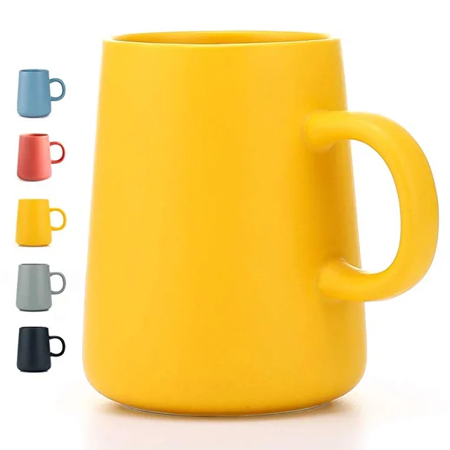 

14oz Ounces Large Porcelain Cups For Coffee Tea Cocoa Housewarming Retro Style Mug Coffee Gift Mugs