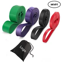 

Yoga Band Loop Latex Fitness Exercise Strong Resistance Band Set Pull Up Assist Band Set