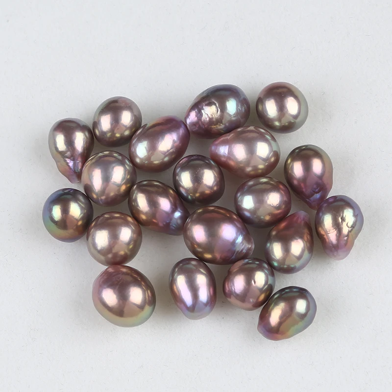 

Wholesale natural metallic colors 11-12mm edison freshwater pearl DIY beads, Natural metallic color