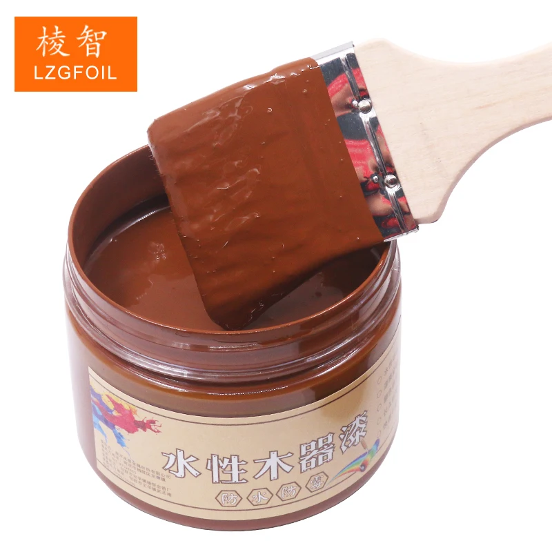 
250g Dark Brown Colorful Acrylic Woodwork Craft Paint for Hand painted Wood Student Beginner Painting Water based Varnish 