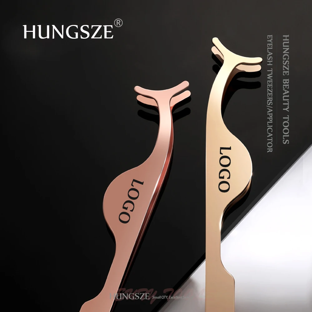 
Curved Eyelash Applicator Packaging Custom Eyelash Applicator Tweezers 