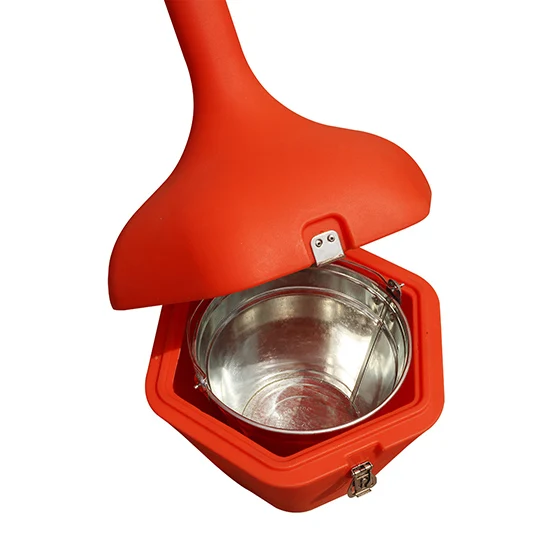 

Hot Sale Manufacture Portable Cigarette Butt Disposable Cigarette Receptacle Smoking Ashtray, Red