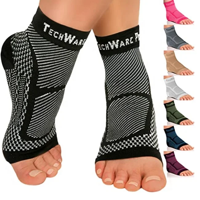 

Professional Ankle Brace Support Compression Sleeve for Relieves Achilles Tendonitis, Joint Pain., Multi colors