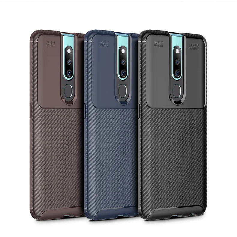 

Stylish Business Style Soft Shockproof Tpu Carbon Fiber Mobile Phone Case For OPPO RealMe 9 Pro Plus Silicone Back Cover, As picture shows