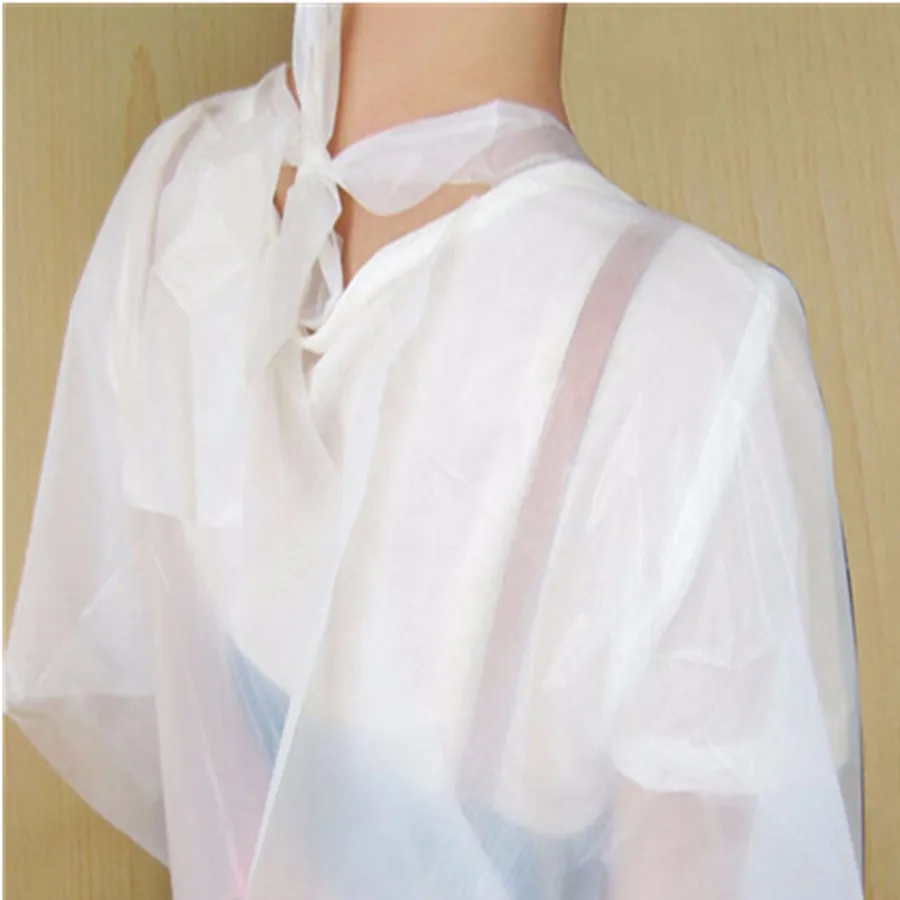 

62*90cm Disposable hair color coloring style styling care cream protective dress decorate Shawl cover cape film