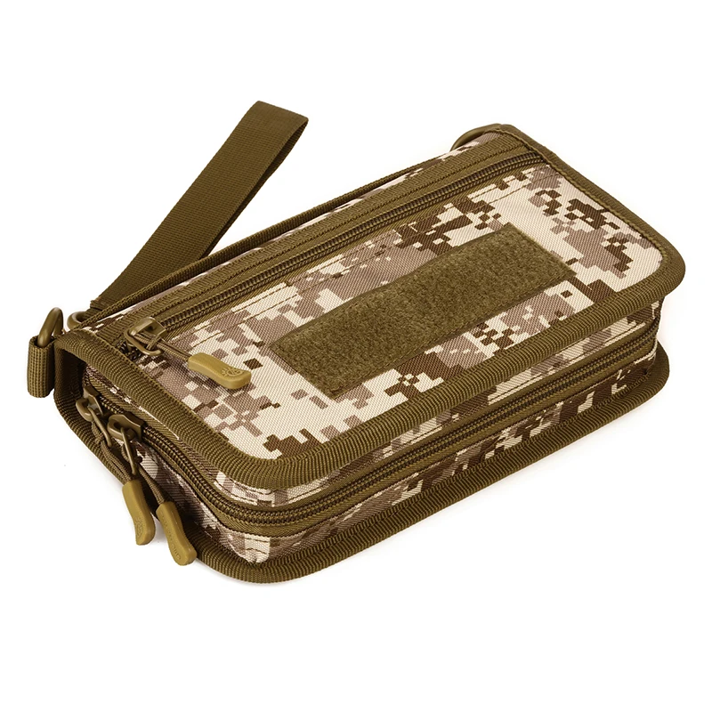 

New design long design nylon camouflage mens wallet, Multi color