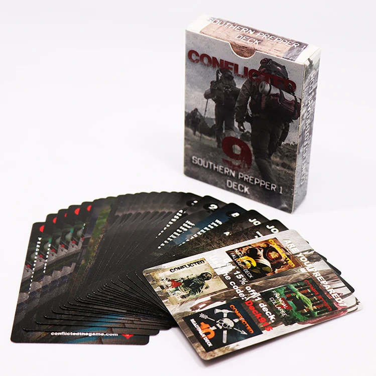 

Front And Back Custom Both Sides Printed High End Poker Playing Cards For Promotion, Color (cmyk)