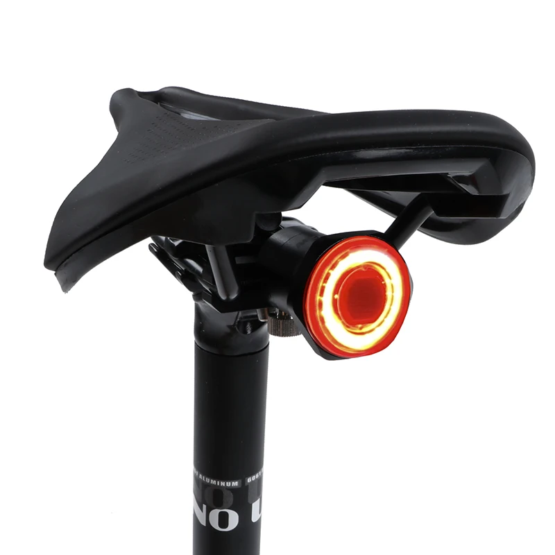 

MEROCA MX2 bicycle rear light auto start bike brake light, Black