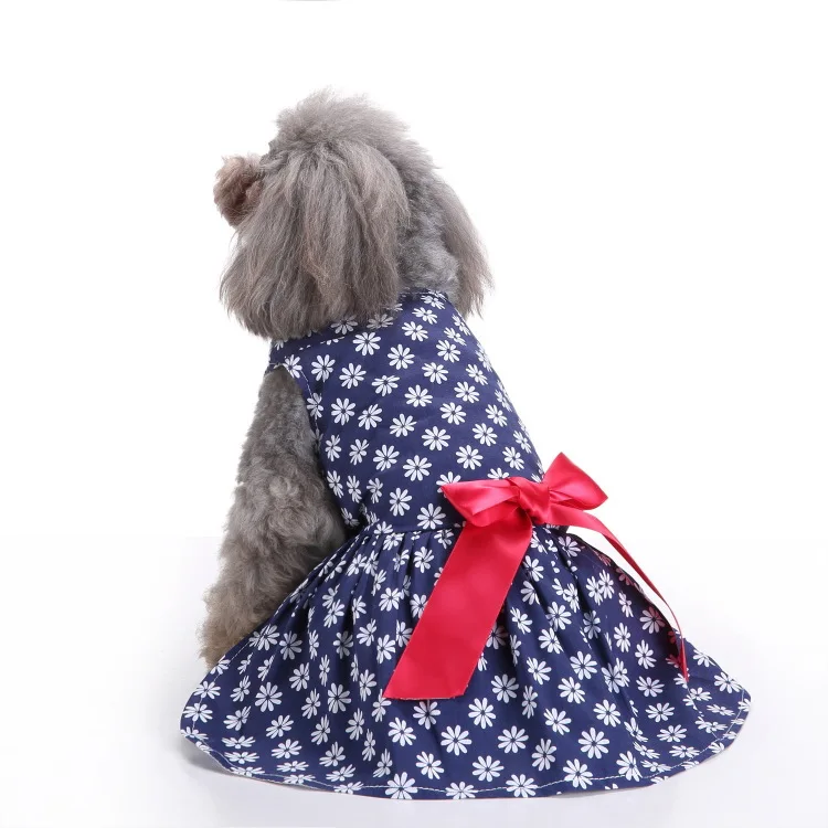 

Big Bow-Knot Dog Pet Dress Clothes Spring Pet Accessories Clothes Dog Dress Dresses For Dogs Pet Clothes Skirt