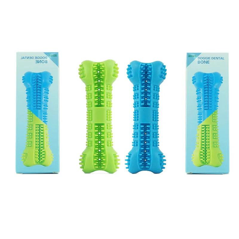 

Dog Toothbrush Stick Effective Teeth Cleaning Natural Rubber Bite Resistant Chew Toys For Dogs Pets, Picture