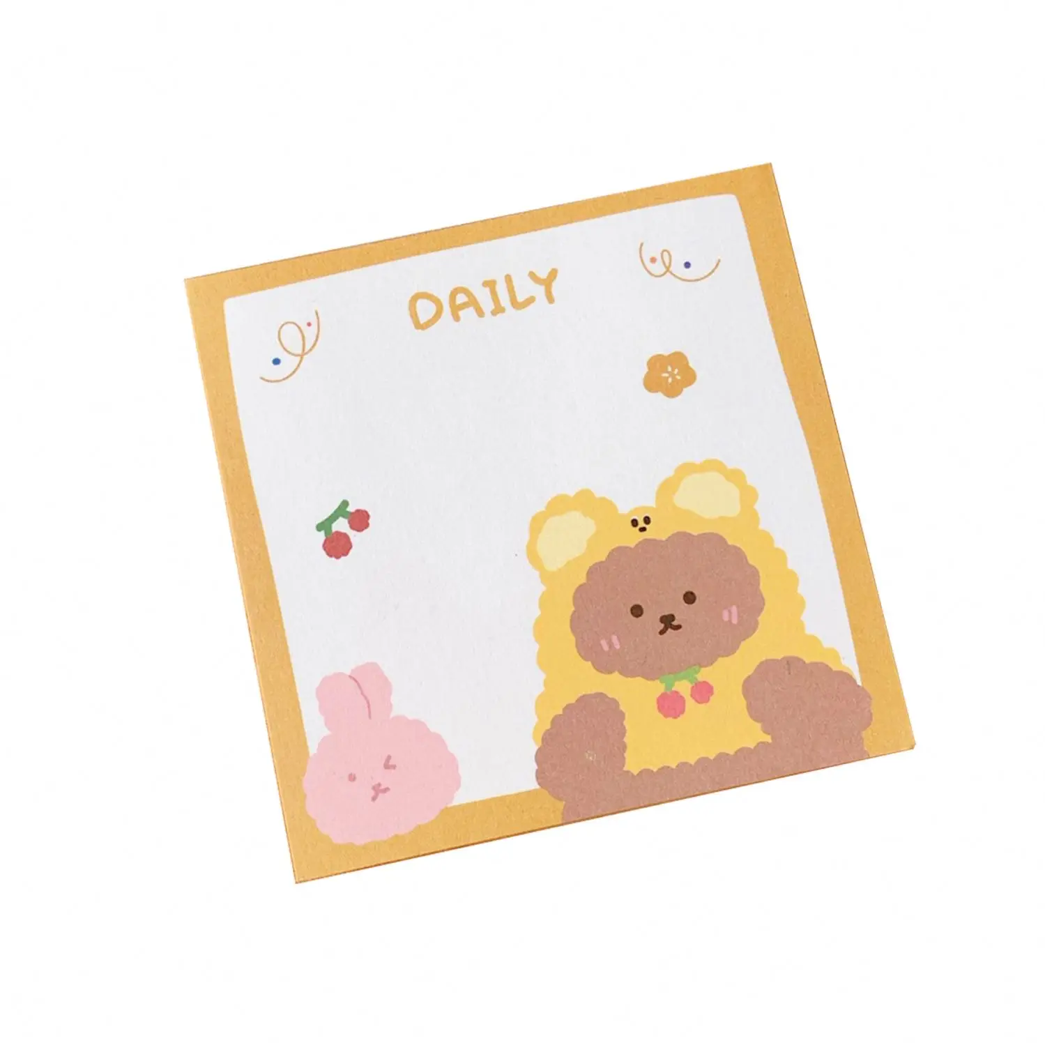 

Custom Logo Cartoon Kawaii Sticky Notes Note Pads Book With, Multiple colors