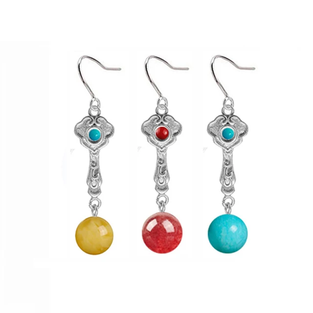 long tassel Natural Gemstone E