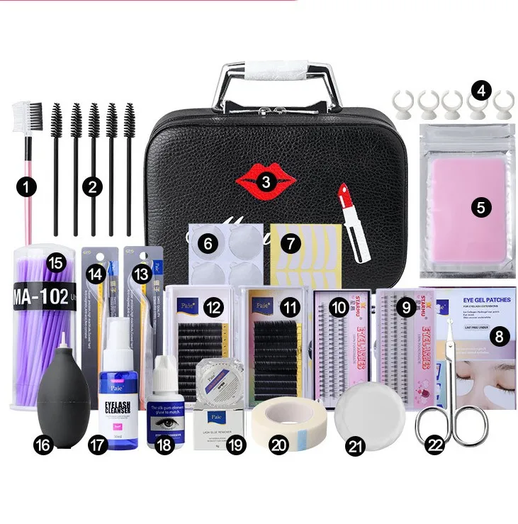 

Factory wholesale 11-12-14-19-30 pieces of beauty makeup grafting eyelash tool set