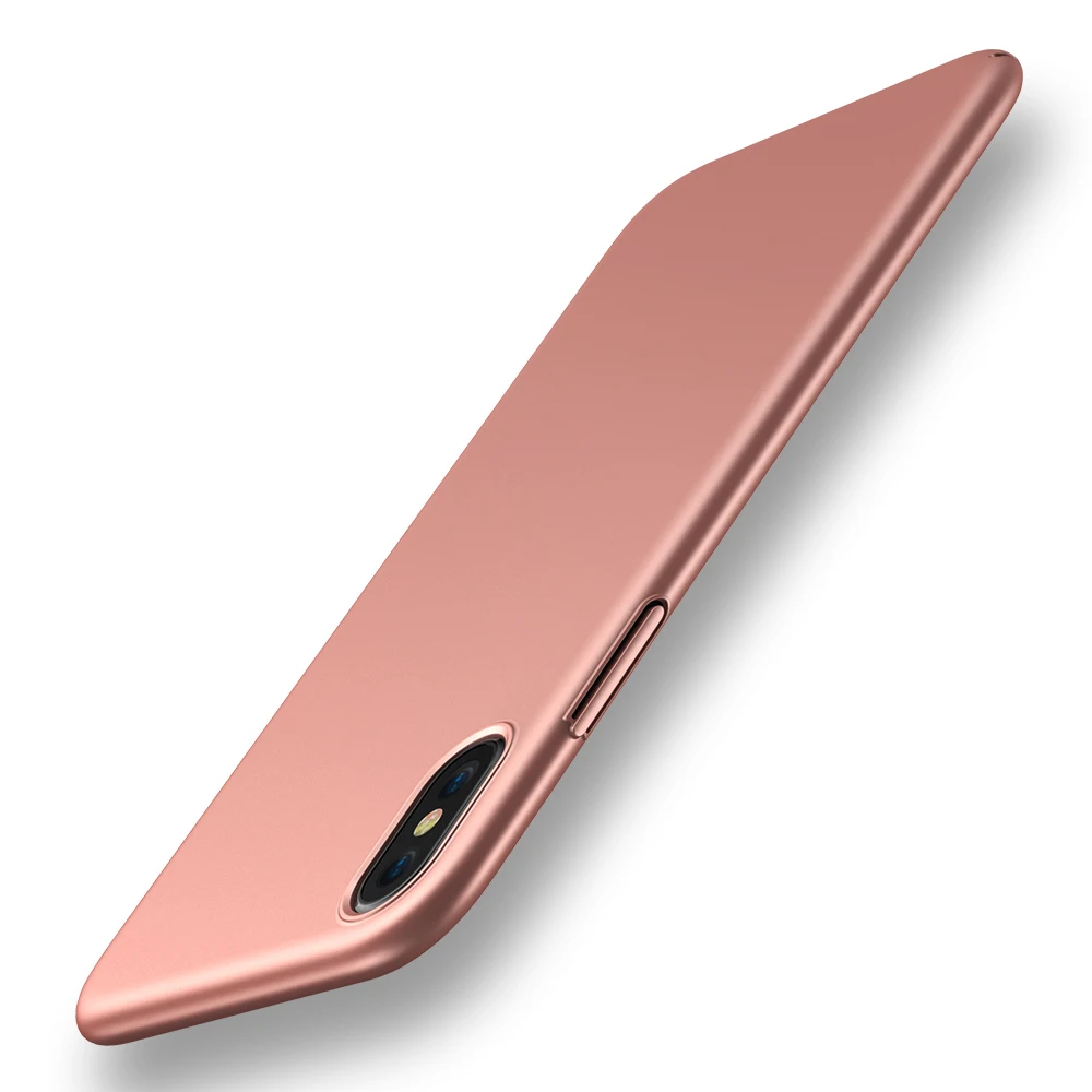 

Free Shipping 1 Sample OK China Manufacturer RAXFLY Premium Quality Slim Rose Gold Blank Smart Phone Case For iPhone X