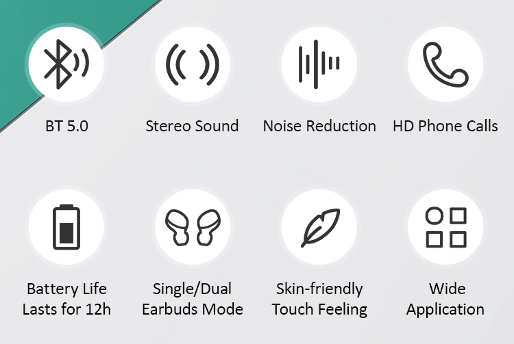 Sanleusams-écouteurs TWS bluetooth 5.0, oreillettes à la mode, nouvelle tendance, casque d'écoute