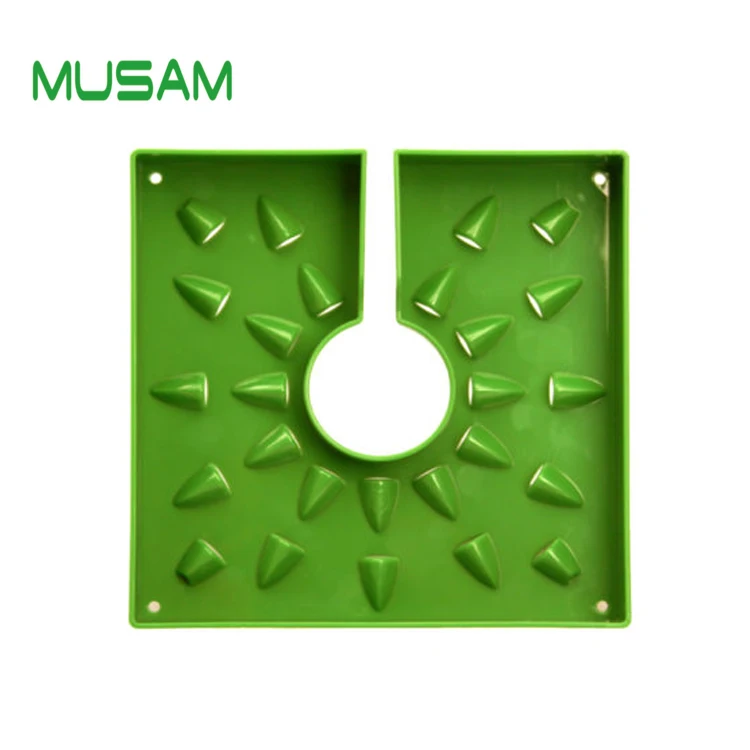 

6inch green plastic Block Cover Hydroponic Drip Caps