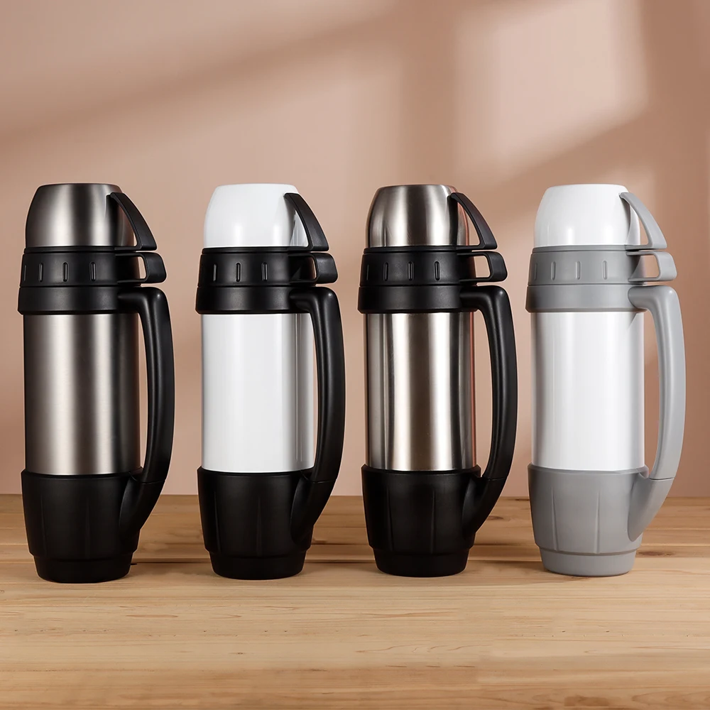 

Large Capacity Travel Hot Water Thermo Flask Pot Stainless Steel Vacuum Insulated Insulation Thermos Tea Coffee Pot, Customized colors acceptable