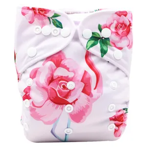 Free shipping printed washable reusable classic cloth diaper 2