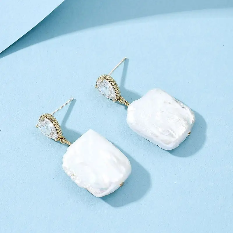 

Earring Gold Planet Cross Stud Real Flower Earings Bubble Tea Resin Mold Indian Style Earing White Opal Birth Stone Earrings, As photo