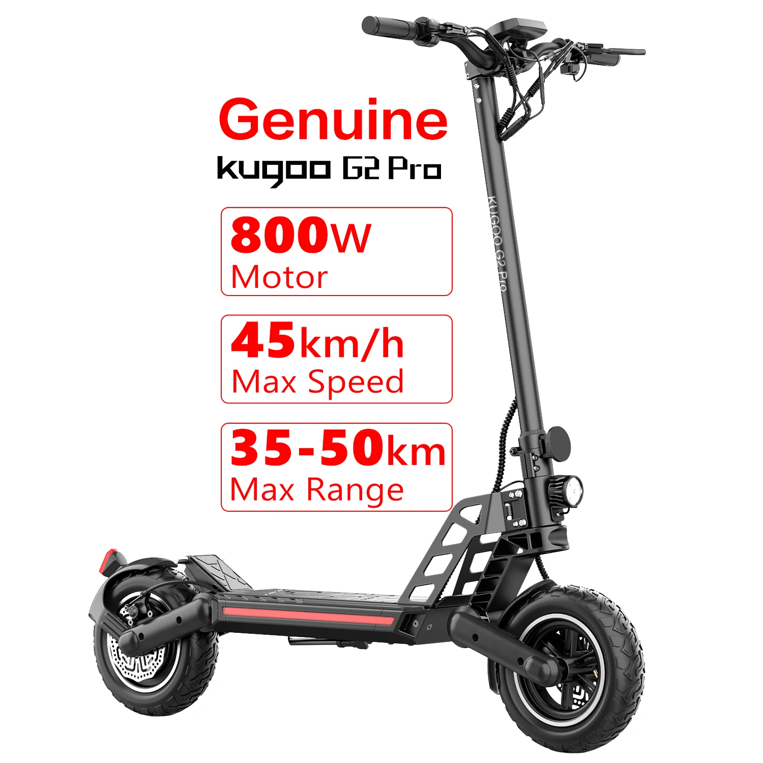 

UK EU Warehouse Dropshipping Genuine kugoo g2 pro 45km/h 800w off road adult 10 inch electric scooter pro scooter