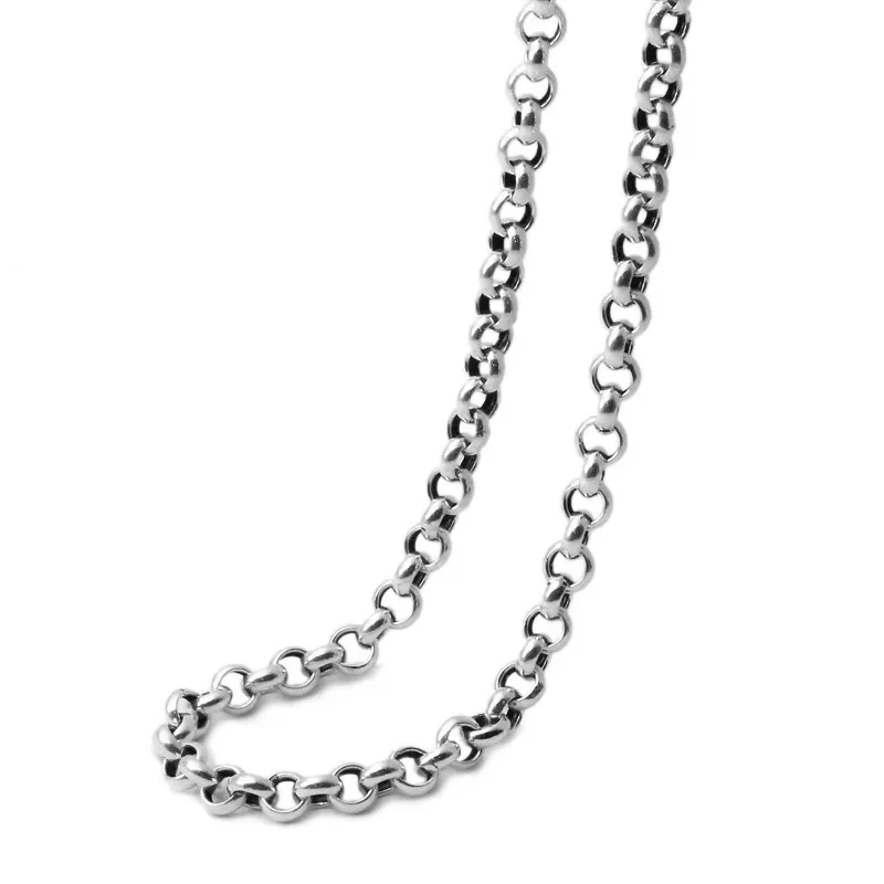 Hot Sale Premium 925 Silver Chain For Jewelry Making Necklace Sterling Silver Roll Chain