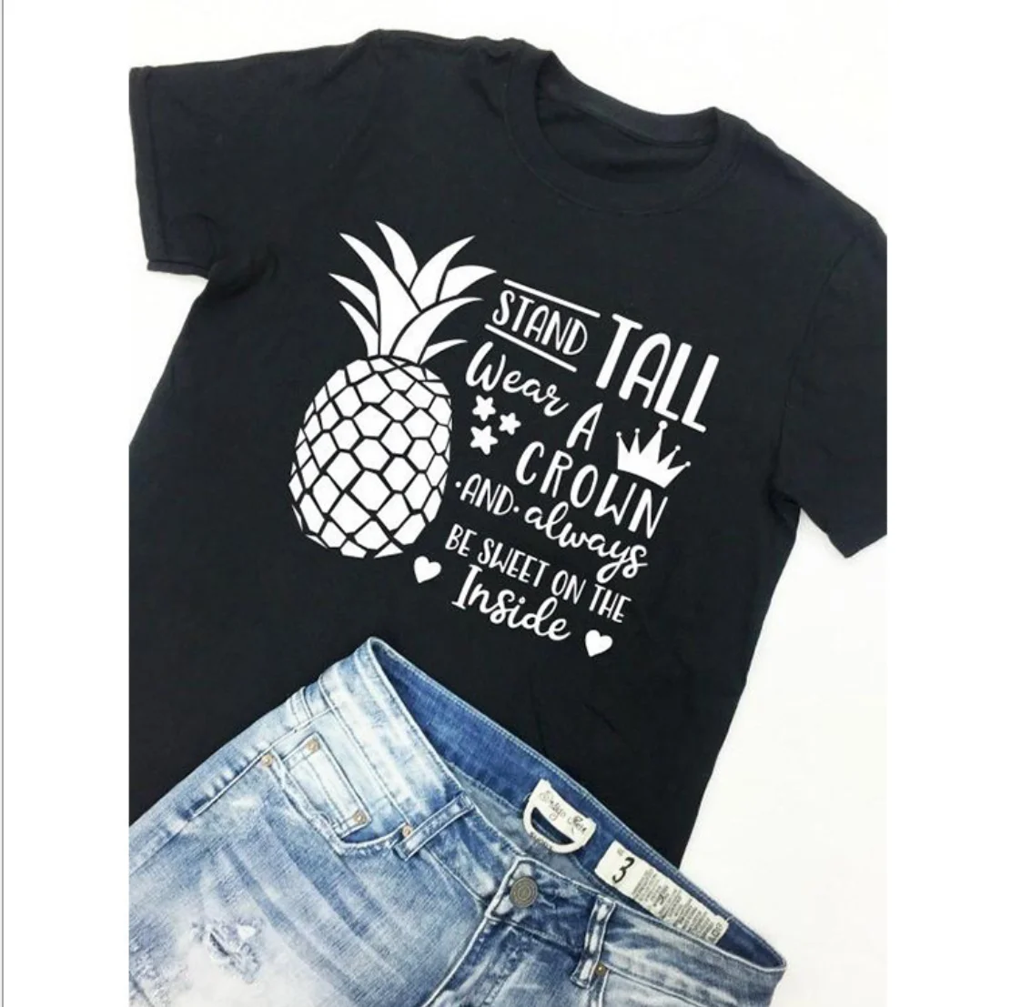 

TALL wear a crown T shirt