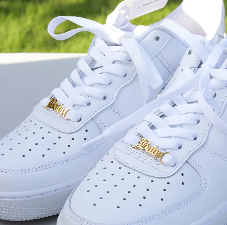 

Handmade Cowboys Shoe Charm Shoelace buckle for Decoration,custom 304 stainless steel Laser Print Debossed metal Shoelace Tag