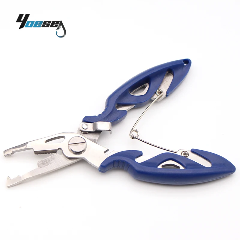 

YOESEA Stainless steel curved fishing pliers Multifunctional lure clamp Fishing accessories Control tool Pliers