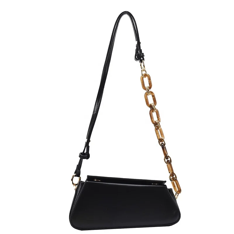 

2021 Trend Candy Leather Ladies Unique Mini Bags for Cross Acrylic Chain Shoulder Girl Messenger Hand Bag Vendor Purses Handbags