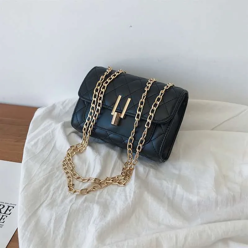 

XP1031 Fashion High Quality Small Square Bag Women Wild Shoulder Chain Crossbody Purses Handbag