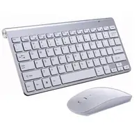 

Keyboard Ultra-Thin Wireless Keyboard Mouse Combo 2.4G Wireless Mouse for Apple Keyboard Style Mac Win XP/7/8/10 Tv Box