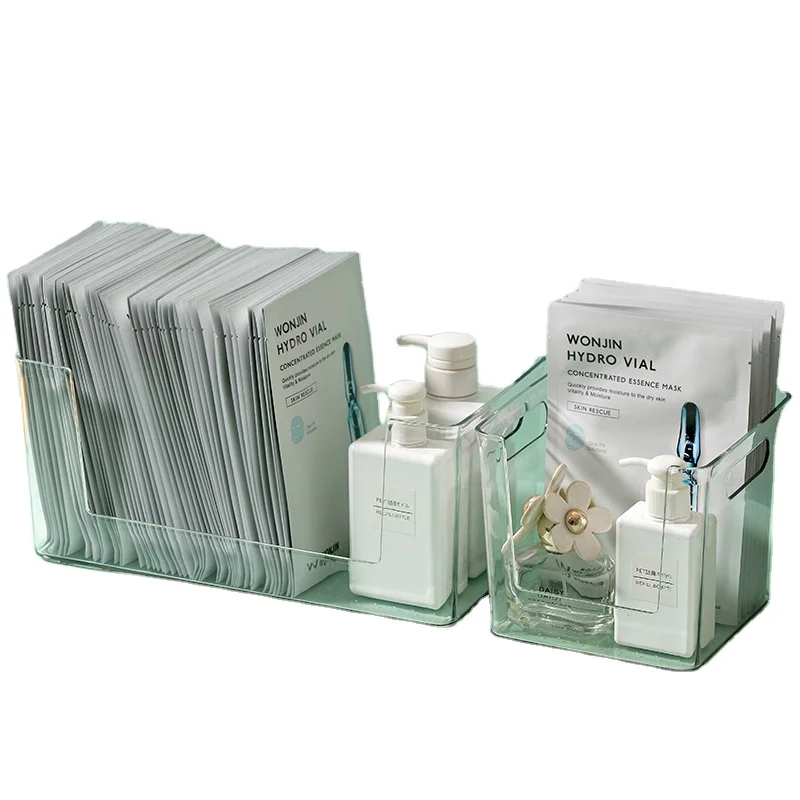 

Mini Square Plastic BPA Free Transparent U-shaped Open Top Cosmetic Containers